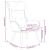 Scaun de relaxare, albastru, material textil GartenMobel Dekor