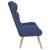 Scaun de relaxare, albastru, material textil GartenMobel Dekor