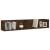 Raft de perete CD-uri, stejar maro, 100x18x18 cm lemn prelucrat GartenMobel Dekor