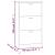 Pantofar, gri beton, 59x17x108 cm, lemn compozit GartenMobel Dekor