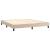 Pat box spring cu saltea, cappuccino, 180x200cm piele ecologică GartenMobel Dekor