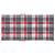 Perne cu spătar roșu carouri, 6 buc., 100x50x3cm, textil Oxford GartenMobel Dekor