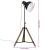 Lampă de podea 25 W, negru, 75x75x90-150 cm, E27 GartenMobel Dekor