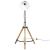 Lampă de podea, 25 W, albastru uzat, 75x75x90-150 cm, E27 GartenMobel Dekor