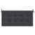 Pernă de bancă de grădină, negru, 100x50x3 cm, textil oxford GartenMobel Dekor