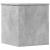 Cutie de depozitare, gri beton, 40x42x46 cm, lemn prelucrat GartenMobel Dekor