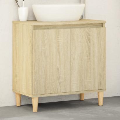 Dulap de chiuvetă, stejar sonoma, 58x33x60 cm, lemn prelucrat GartenMobel Dekor