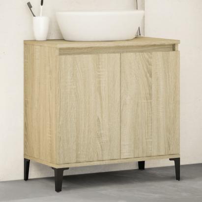 Dulap de chiuvetă, stejar sonoma, 58x33x60 cm, lemn prelucrat GartenMobel Dekor