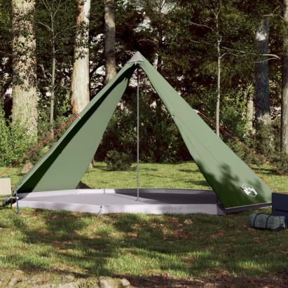 Cort de familie Tipi pentru 8 persoane, verde, impermeabil GartenMobel Dekor