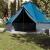 Cort de familie Tipi pentru 10 persoane, albastru, impermeabil GartenMobel Dekor