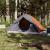 Cort de camping pentru 4 persoane, gri/portocaliu, impermeabil GartenMobel Dekor