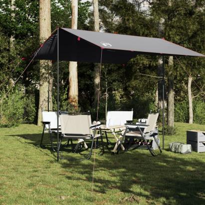 Prelată de camping, gri și portocaliu, 300x294 cm, impermeabilă GartenMobel Dekor