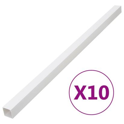 Șine de cabluri, 40x25 mm, 10 m, PVC GartenMobel Dekor