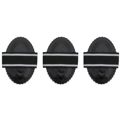 Piepteni de îngrijire curry, 3 buc., negru, oțel GartenMobel Dekor