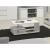 Masa de cafea, placa laminata, pe roti, alb, 90x51x40 cm, Vini GartenVIP DiyLine