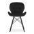 Scaun stil scandinav, Artool, Lago Velvet, catifea, lemn, negru, 47x36x73.5 cm GartenVIP DiyLine