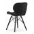 Scaun stil scandinav, Artool, Lago Velvet, catifea, lemn, negru, 47x36x73.5 cm GartenVIP DiyLine