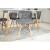 Scaun stil scandinav, Artool, Lago Velvet, catifea, lemn, gri, 48x52.5x74 cm GartenVIP DiyLine
