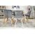 Scaun stil scandinav, Artool, Lago Velvet, catifea, lemn, gri, 48x52.5x74 cm GartenVIP DiyLine