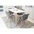 Scaun stil scandinav, Artool, Lago Velvet, catifea, lemn, gri, 48x52.5x74 cm GartenVIP DiyLine