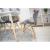 Scaun stil scandinav, Artool, Lago Velvet, catifea, lemn, gri, 48x52.5x74 cm GartenVIP DiyLine