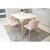 Scaun stil scandinav, Artool, Lago, catifea, lemn, roz, 48x43x74 cm GartenVIP DiyLine