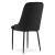 Set 4 scaune bucatarie/living, Artool, Amore, catifea, metal, negru, 48x56x93 cm GartenVIP DiyLine