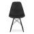 Scaun stil scandinav, Artool, Osaka, PP, lemn, negru, 46x54x81 cm GartenVIP DiyLine