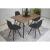 Scaun stil scandinav, Artool, Osaka, PP, lemn, negru, 46x54x81 cm GartenVIP DiyLine