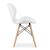 Set 4 scaune stil scandinav,  Artool, Lago, piele ecologica, lemn, alb, 47x38x73 cm GartenVIP DiyLine