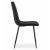 Set 4 scaune bucatarie/living, Artool, Turin, catifea, metal, negru, 44.5x53x88.5 cm GartenVIP DiyLine