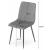 Set 4 scaune bucatarie/living, Artool, Turin, catifea, metal, negru, 44.5x53x88.5 cm GartenVIP DiyLine