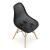 Scaun stil scandinav, Artool, Maro, PP, lemn, negru, 44.5x51x82.5 cm GartenVIP DiyLine