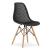 Scaun stil scandinav, Artool, Maro, PP, lemn, negru, 44.5x51x82.5 cm GartenVIP DiyLine