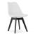 Set 4 scaune bucatarie/living, Artool, Mark, PP, lemn, alb si negru, 49x55.5x82.5 cm GartenVIP DiyLine