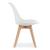 Set 4 scaune bucatarie/living, Artool, Mark, PP, lemn, alb, 49x43x82 cm GartenVIP DiyLine