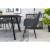 Scaun stil fotoliu bucatarie/living, Artool, Lugo, catifea, metal, gri si negru, 57.5x56.5x86.5 cm GartenVIP DiyLine