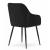Set 2 scaune bucatarie/living,  Artool, Nugat, catifea, metal, negru, 58x54.5x91 cm GartenVIP DiyLine