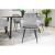Set 2 scaune bucatarie/living,  Artool, Lugo, catifea, metal, argintiu si negru, 57.5x56.5x86.5 cm GartenVIP DiyLine