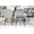 Set 2 scaune bucatarie/living,  Artool, Lugo, catifea, metal, argintiu si negru, 57.5x56.5x86.5 cm GartenVIP DiyLine