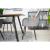 Set 2 scaune bucatarie/living,  Artool, Lugo, catifea, metal, argintiu si negru, 57.5x56.5x86.5 cm GartenVIP DiyLine