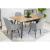 Set 2 scaune bucatarie/living,  Artool, Lugo, catifea, metal, argintiu si negru, 57.5x56.5x86.5 cm GartenVIP DiyLine