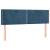 Pat box spring cu saltea, albastru închis, 140x200 cm, catifea GartenMobel Dekor
