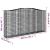 Coșuri gabion arcuite, 10 buc 400x50x200/220cm, fier galvanizat GartenMobel Dekor