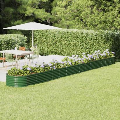 Strat înălțat grădină 620x80x36 cm oțel vopsit electrostatic GartenMobel Dekor