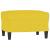 Set de canapele cu perne, 4 piese, galben deschis, textil GartenMobel Dekor