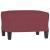 Set de canapea, 3 piese, roșu vin, material textil GartenMobel Dekor