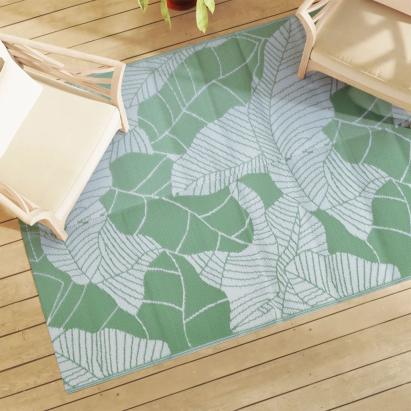 Covor de exterior, verde, 140x200 cm, PP GartenMobel Dekor