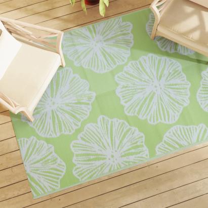 Covor de exterior, verde, 140x200 cm, PP GartenMobel Dekor
