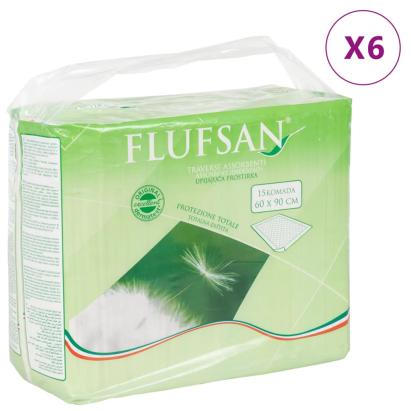 Flufsan Tampoane de pat pentru incontinență, 90 buc, 60x90 cm GartenMobel Dekor